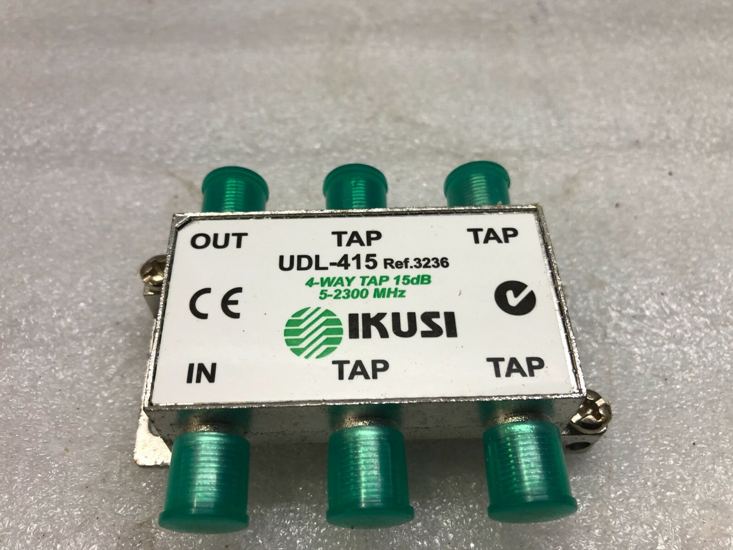 IKUSI UDL-415 4-WAY TAP SPLITTER 3236 5-2300 MHz