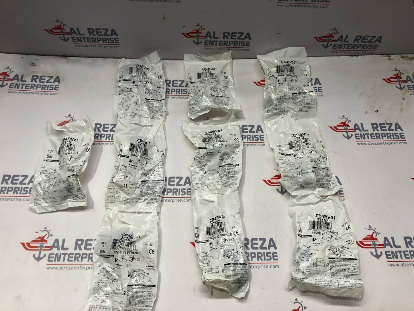 SE ZB4BV01 HARMONY XB4 PILOT LIGHT HEAD LOT OF 10 UNIT