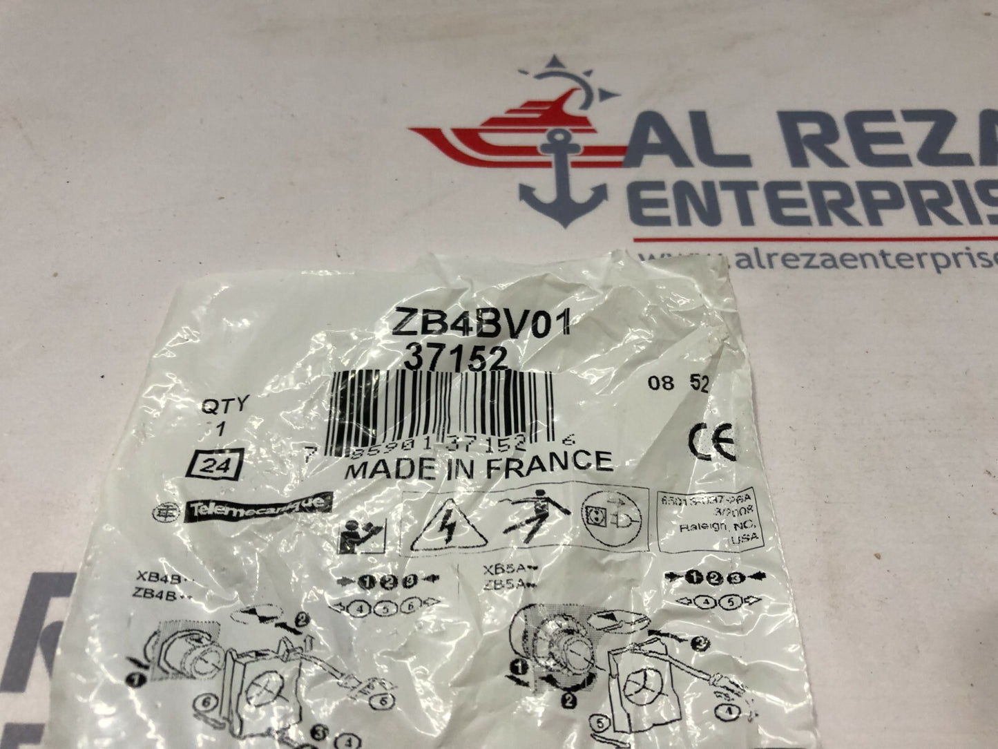 SE ZB4BV01 HARMONY XB4 PILOT LIGHT HEAD LOT OF 10 UNIT