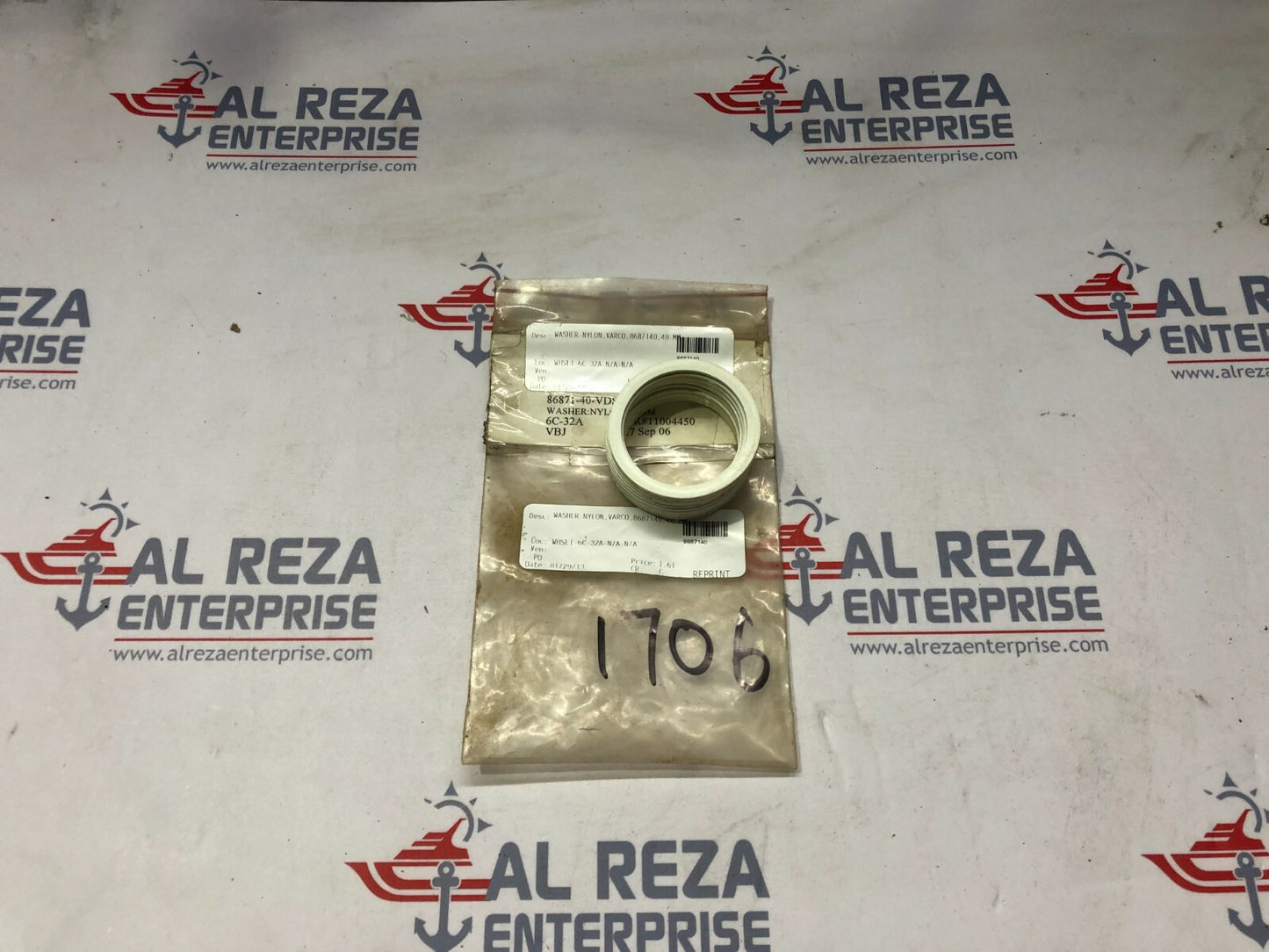 VARCO 8687140 NYLON WASHER 40MM LOT OF 10 UNIT