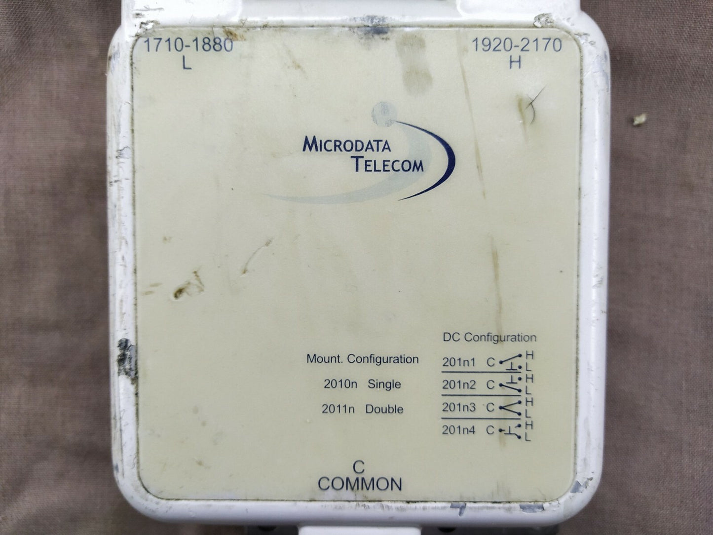 Microdata Telecom MI-20101 Diplexer 1800/2100 MI20101