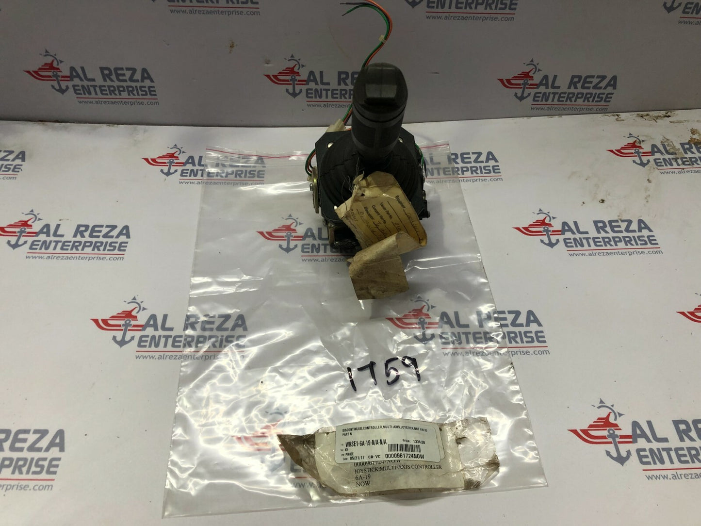 DRILLER INSTRUMENT J000961724 MULTI AXIS JOYSTICK QA61728 001 JS6M11516