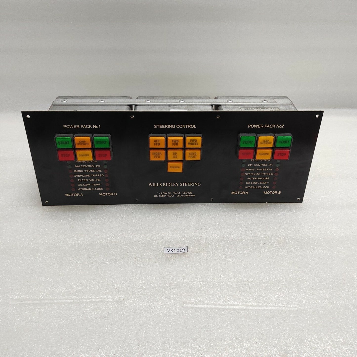 WILLS RIDLEY BP1500S FWS POSN STARTER PANEL