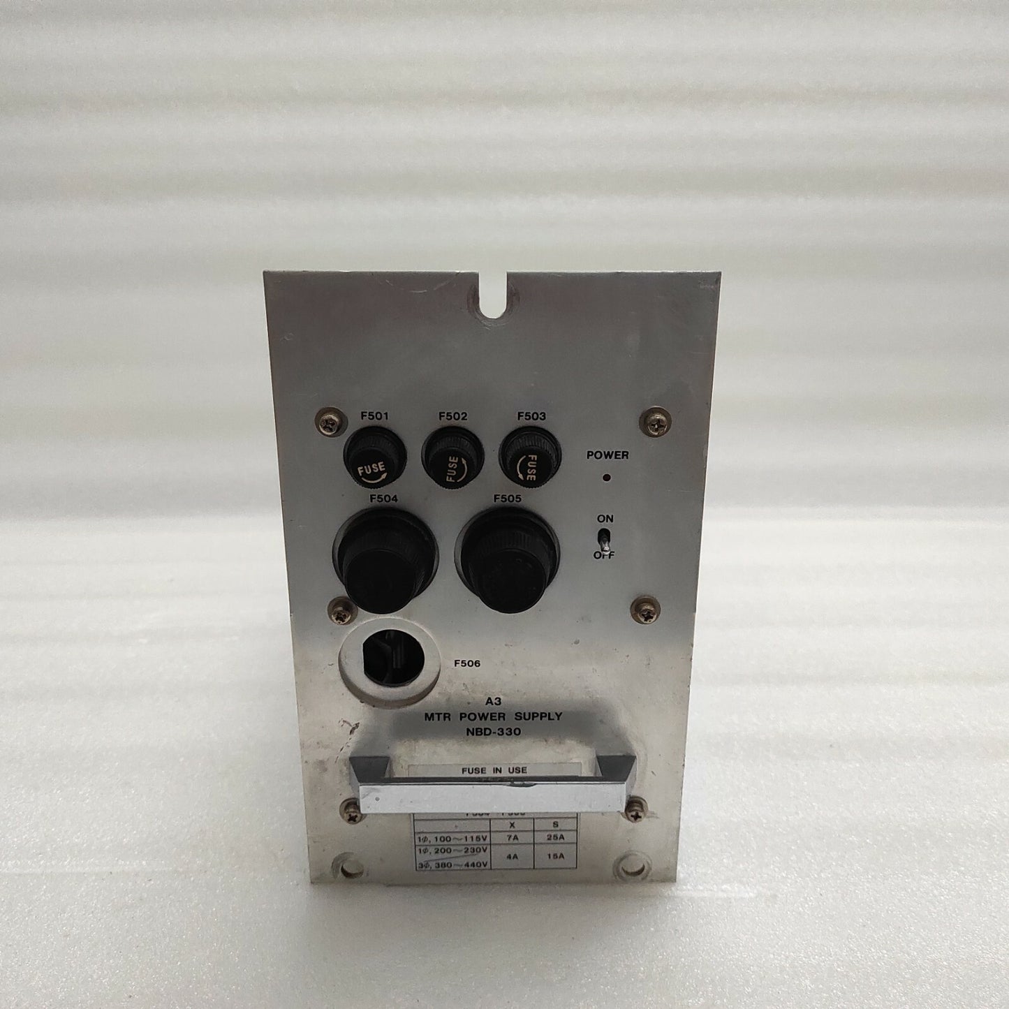 RAYTHEON NBD-330 MTR POWER SUPPLY