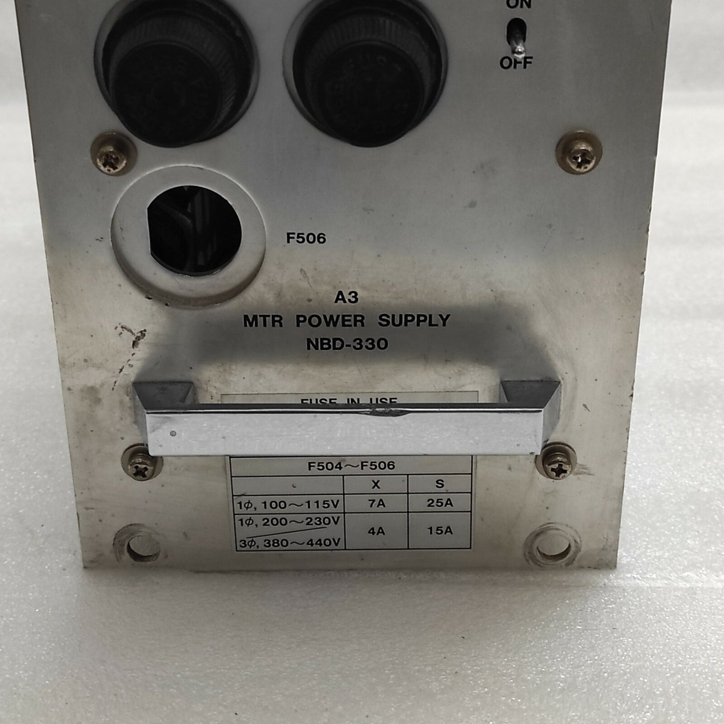 RAYTHEON NBD-330 MTR POWER SUPPLY