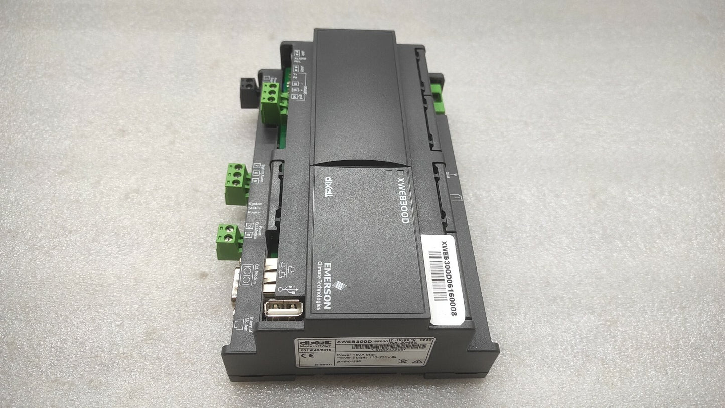 EMERSON XWEB300D ALARM MANAGEMENT CONTROLLER 110-230V 15VA DIXELL