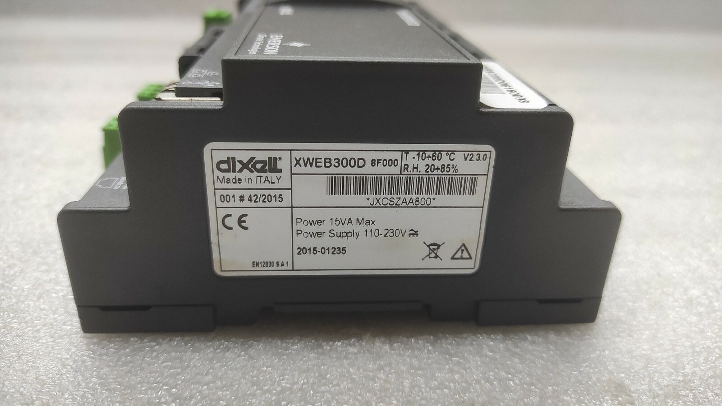 EMERSON XWEB300D ALARM MANAGEMENT CONTROLLER 110-230V 15VA DIXELL