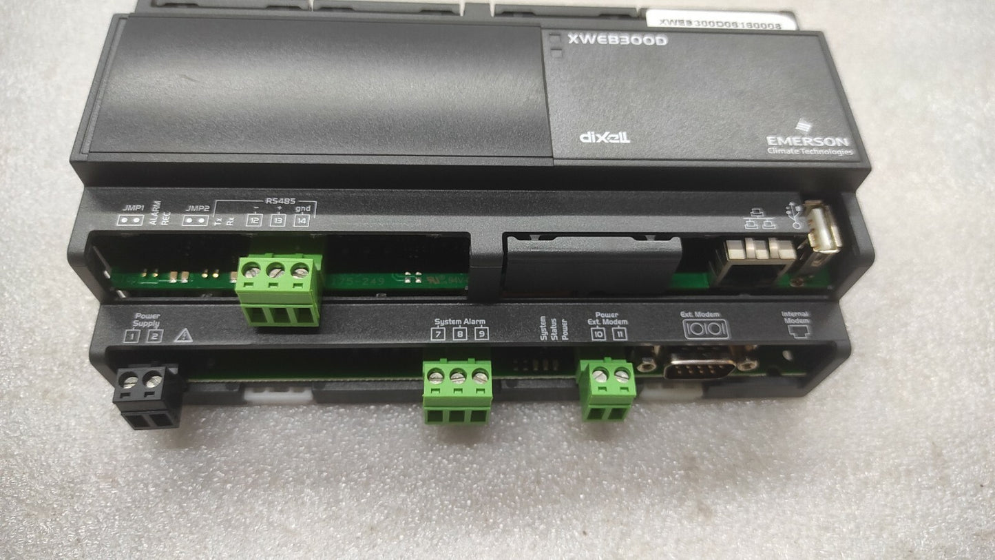 EMERSON XWEB300D ALARM MANAGEMENT CONTROLLER 110-230V 15VA DIXELL