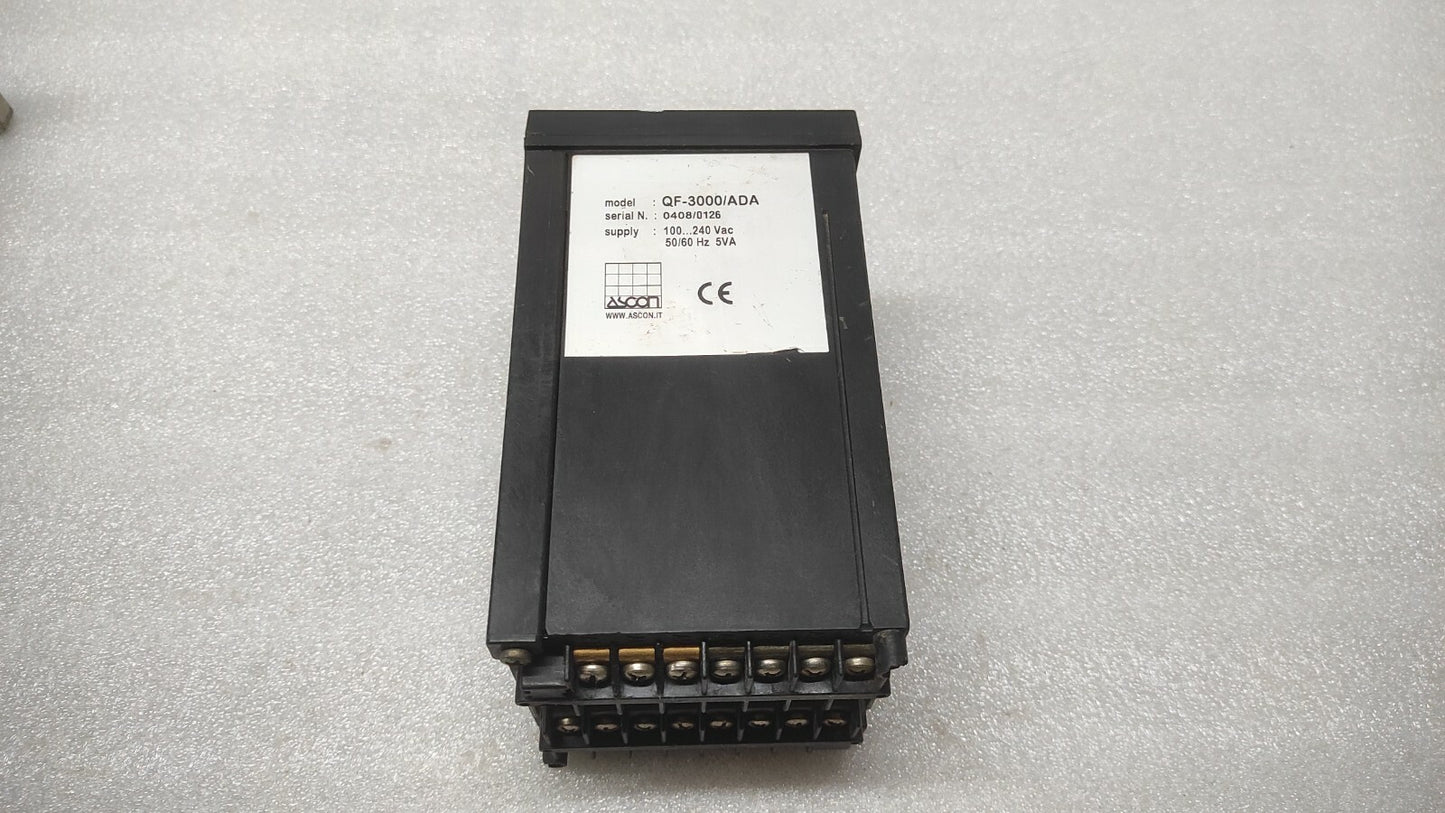 ASCON QF-3000/ADA TEMPERATURE CONTROLLER 100-240VAC