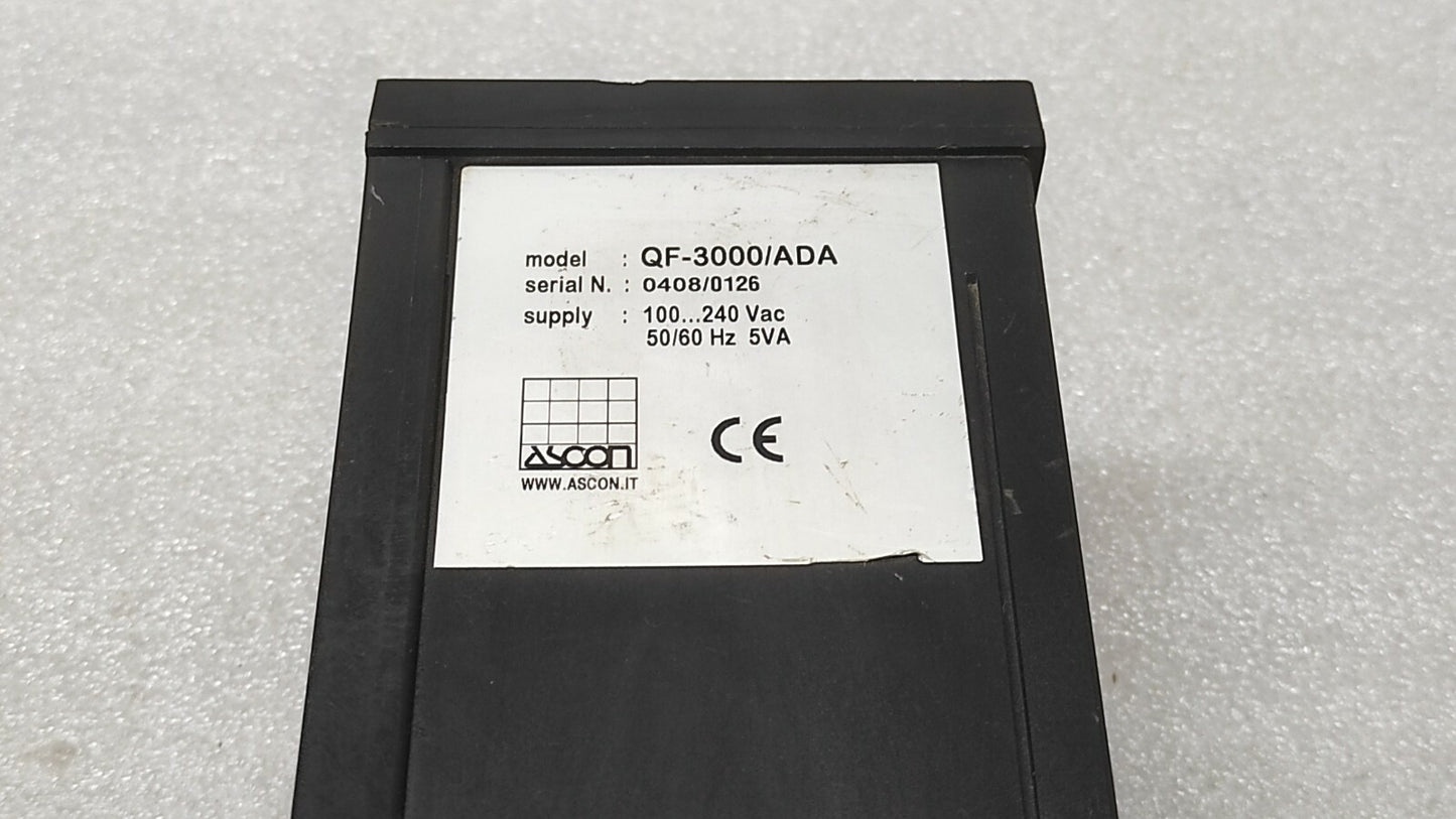 ASCON QF-3000/ADA TEMPERATURE CONTROLLER 100-240VAC