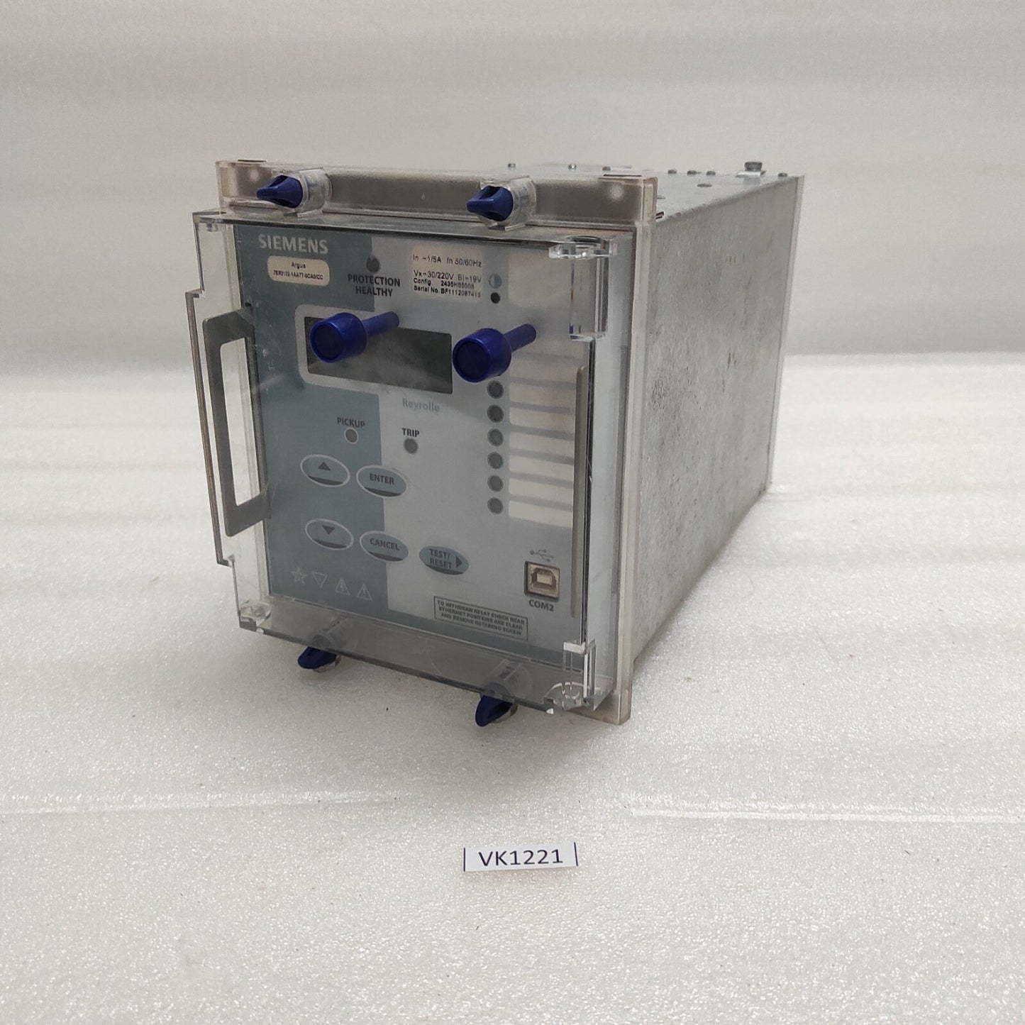 SIEMENS 7SR2102-1AA77-0CA0/CC ARGUS-M NONDIRECT OVERCURRENT RELAY