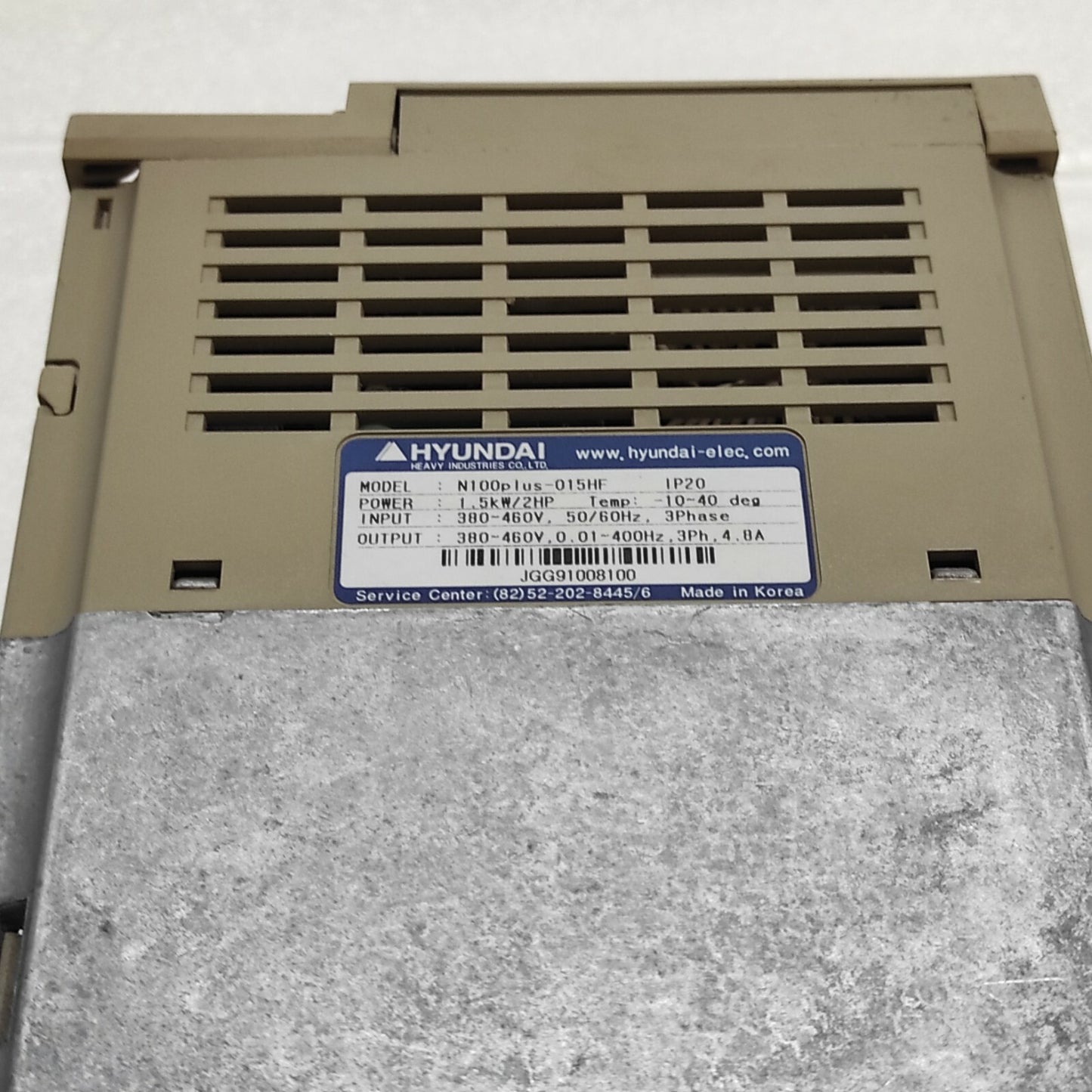 HYUNDAI N100PLUS-015HF 3-PH AC DRIVE 1.5kW/2HP