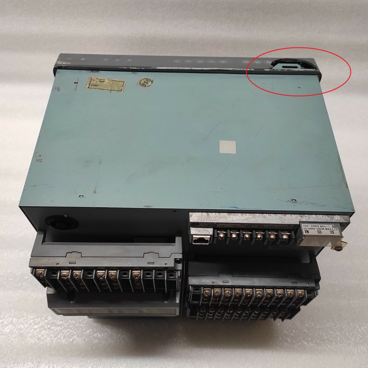 YOKOGAWA DX220-1-2 DAQ STATION DX200-S60 DIGITAL CHART RECORDER 100-240VAC
