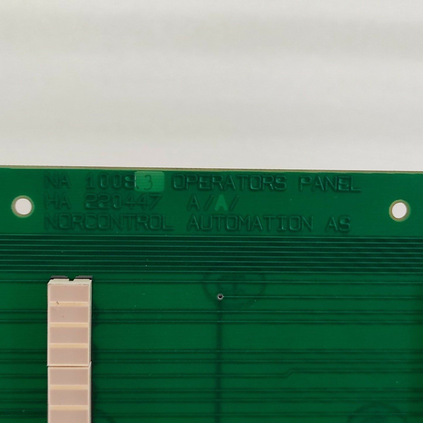 NOR CONTROL AUTOMATION NA1008 OPERATORS PANEL HA220447-A/A