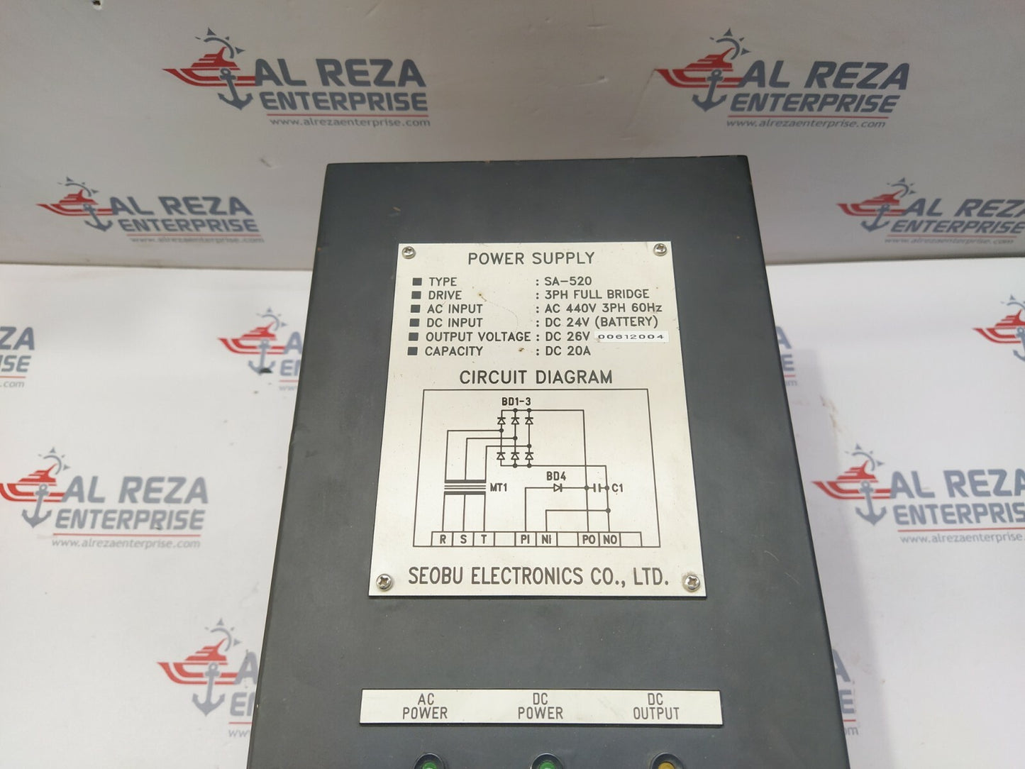 SEOBU ELECTRONICS SA-520 POWER SUPPLY