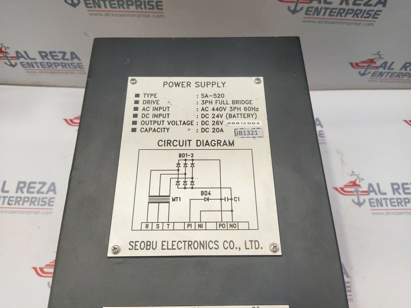 SEOBU ELECTRONICS SA-520 POWER SUPPLY