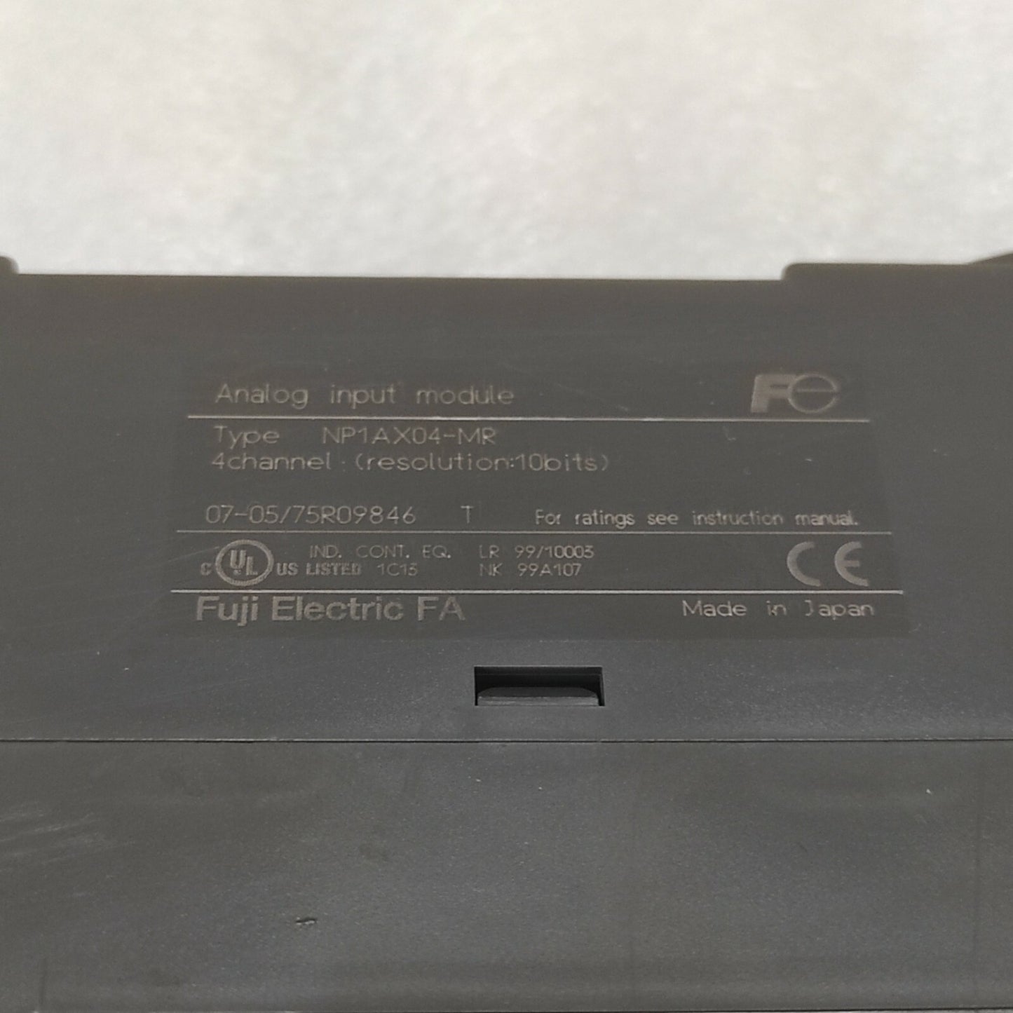 FUJI ELECTRIC NP1AX04-MR ANALOG INPUT MODULE NP1AX04MR
