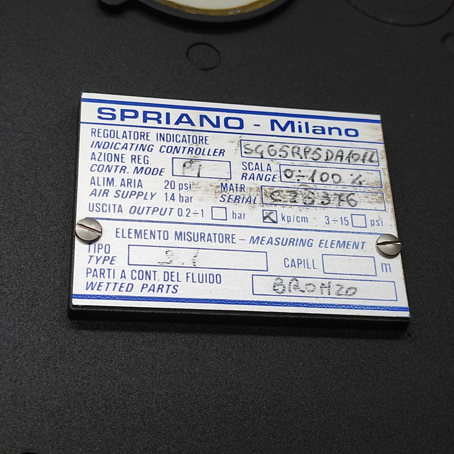 DAEHO FLOW INSTRUMENTS SG65 RECEIVER CONTROLLER SG65RP5DA1011