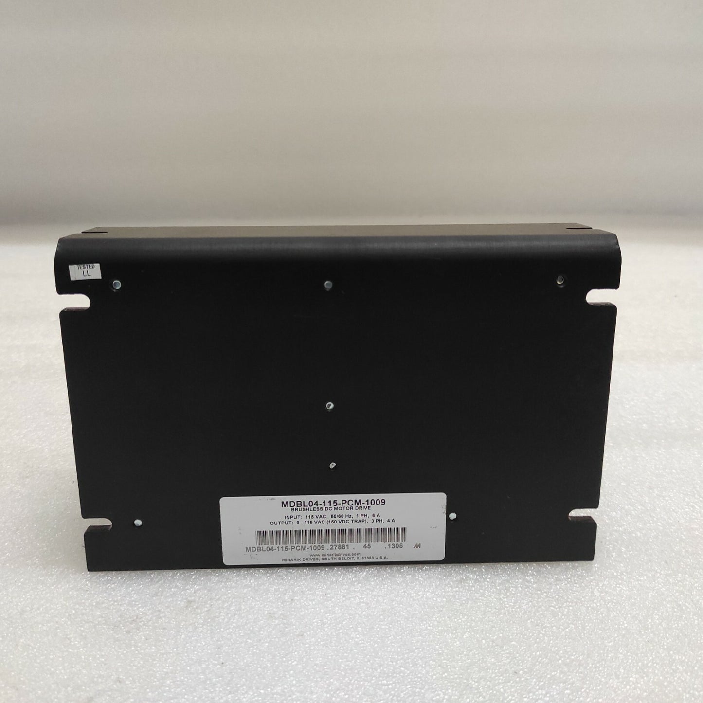 MINARIK DRIVES MDBL04-115-PCM-1009 BRUSHLESS DC MOTOR DRIVE 115VAC