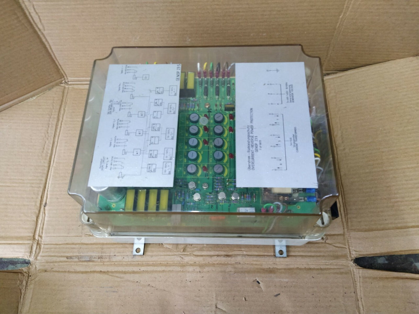 Siemens 7SP 8013 23S/1A 676140 400/450V GENOP 23 S Overcurrent Reverse Power Pro
