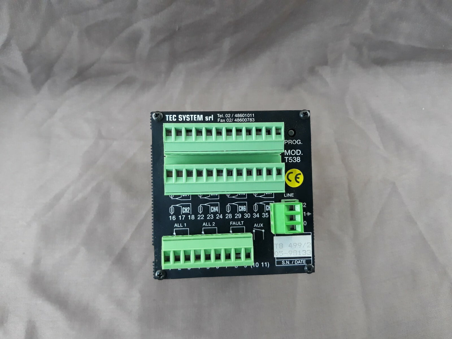 Tec System T-538 Protection Relay T538