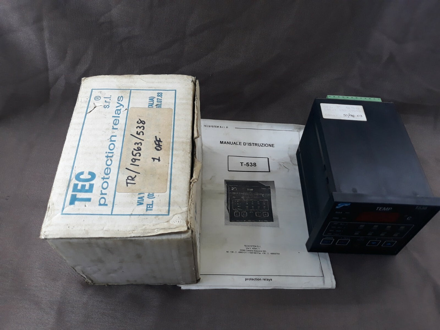 Tec System T-538 Protection Relay T538