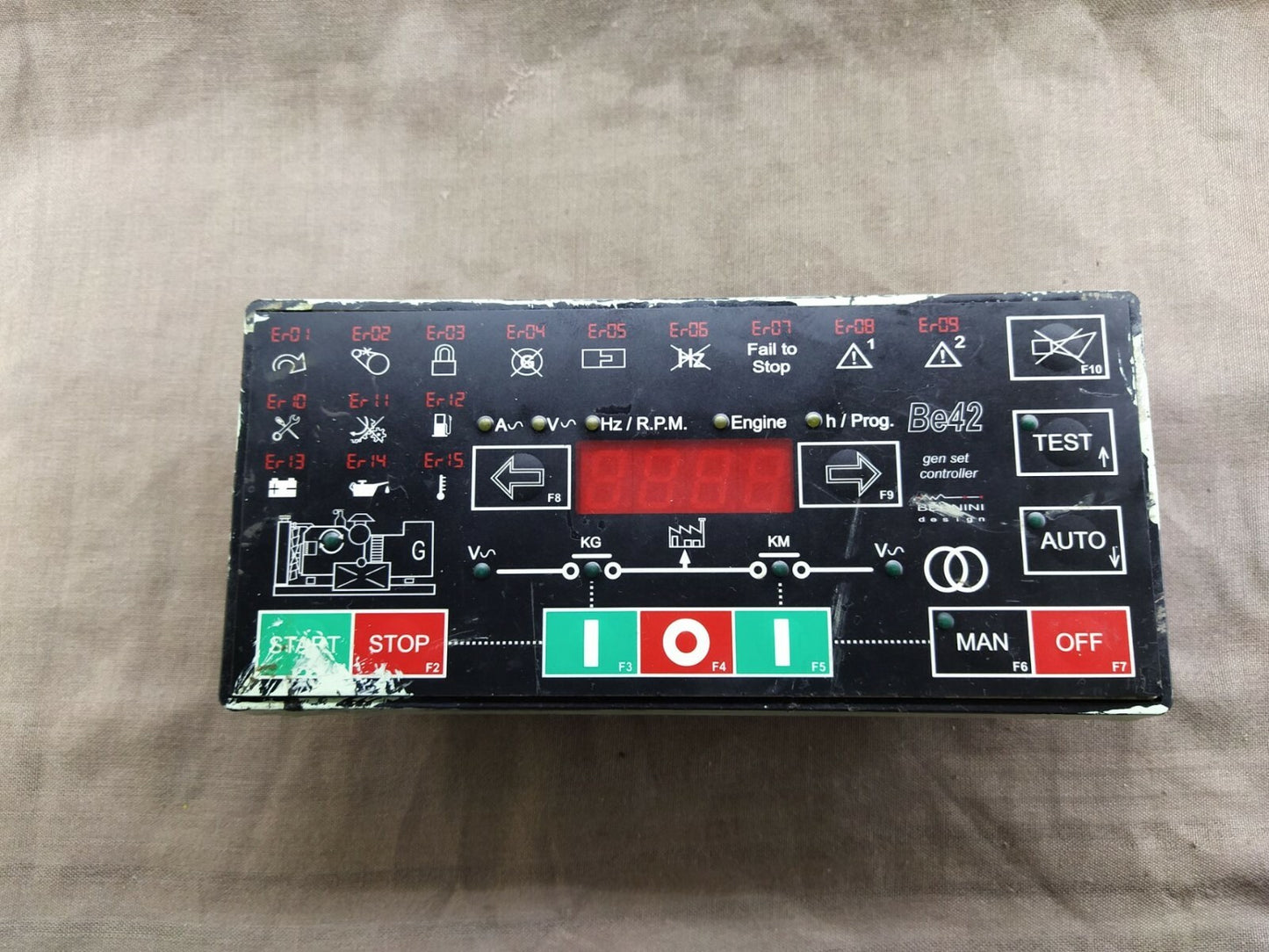 Bernini BE42 Genset Controller Generator Control Panel