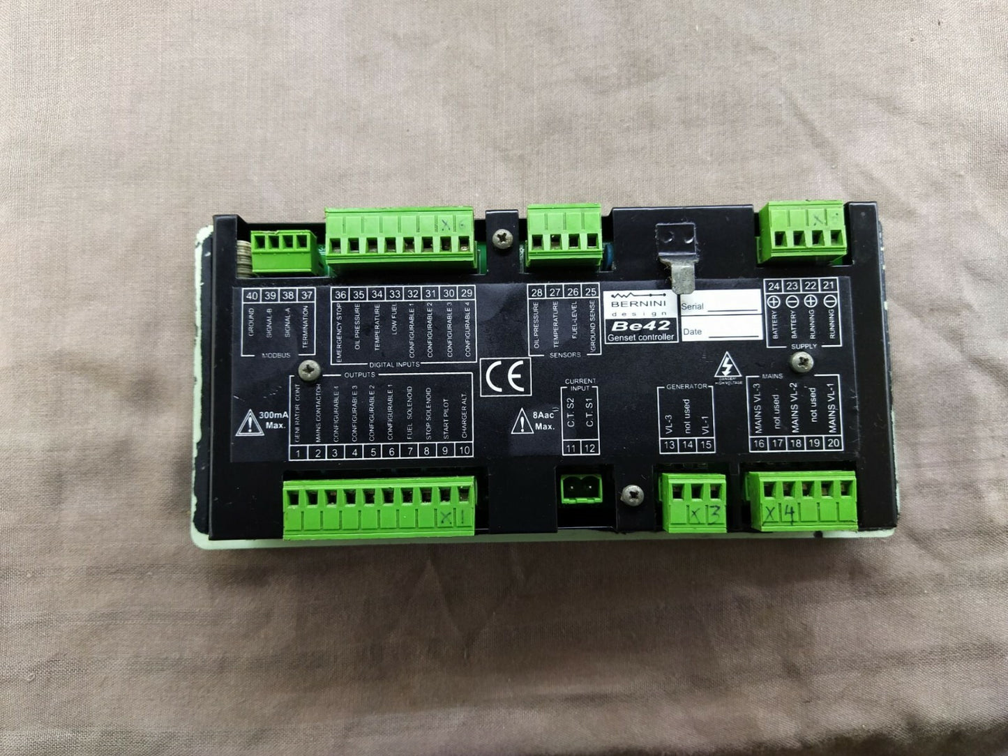 Bernini BE42 Genset Controller Generator Control Panel