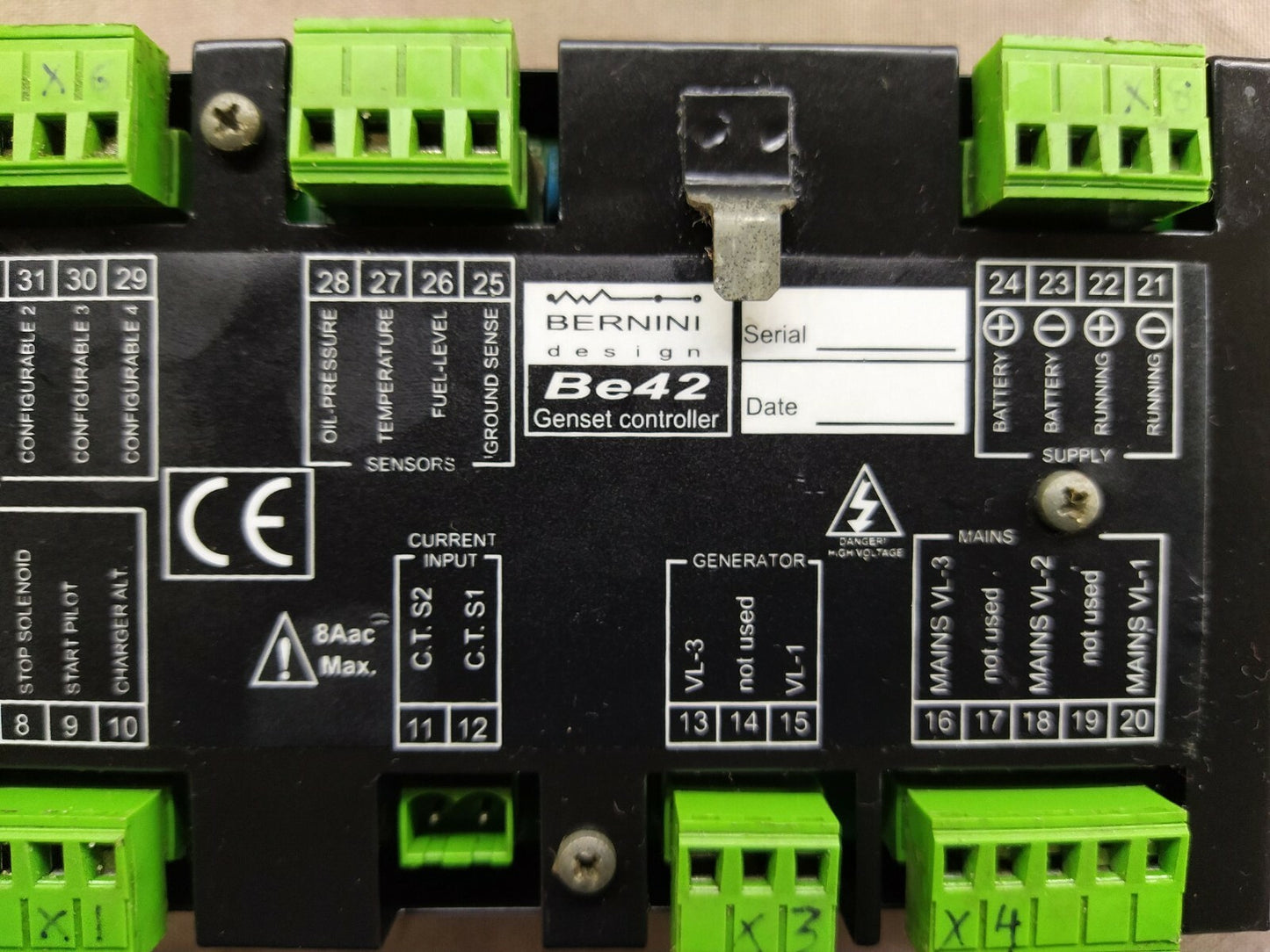 Bernini BE42 Genset Controller Generator Control Panel