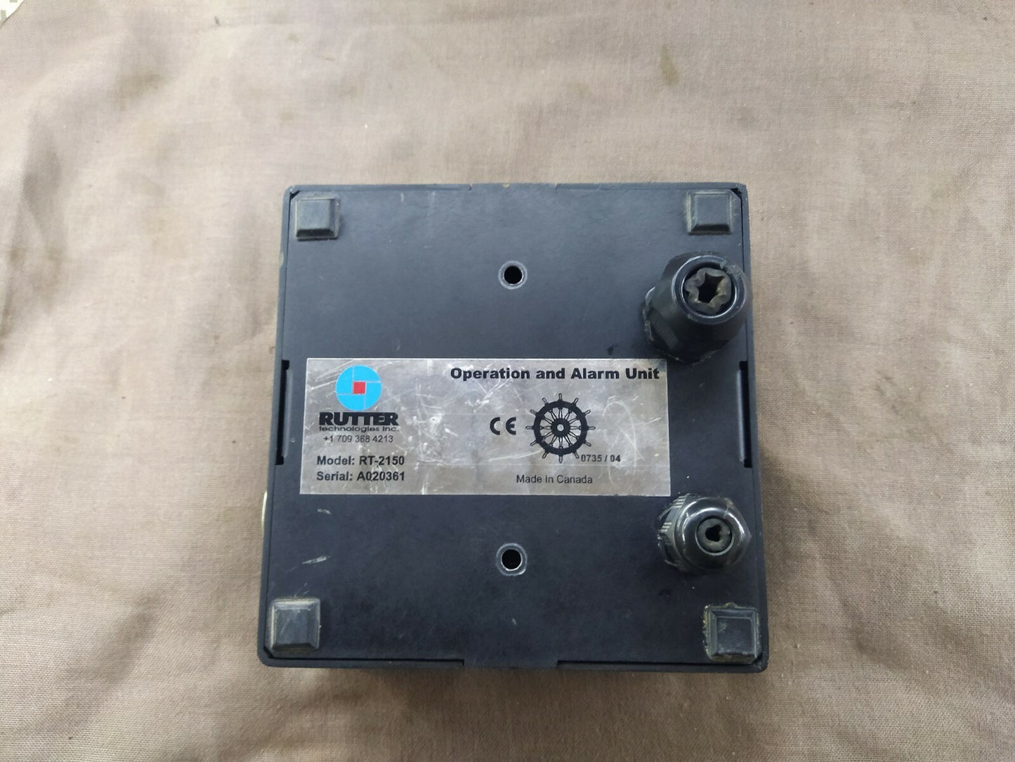 Rutter RT-2150 Operation and Alarm Unit Voyage Data Recorder
