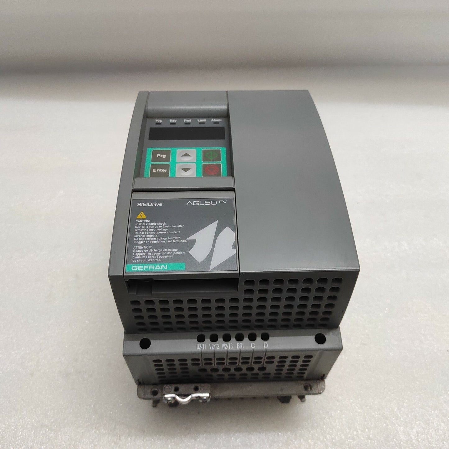 GEFRAN AGL50-EV LIFT VECTOR SIEI AGL50-EV-2055-KBL-AC4 5.5kW AC DRIVES 400VAC