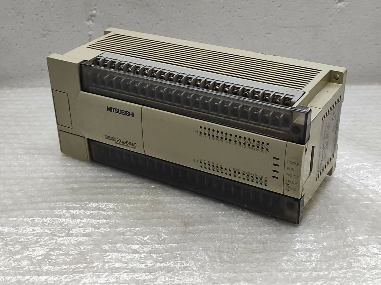 MITSUBISHI MELSEC FX2N-64MT-ESS/UL PROGRAMMABLE CONTROLLER FX2N-8EX-ES POWER