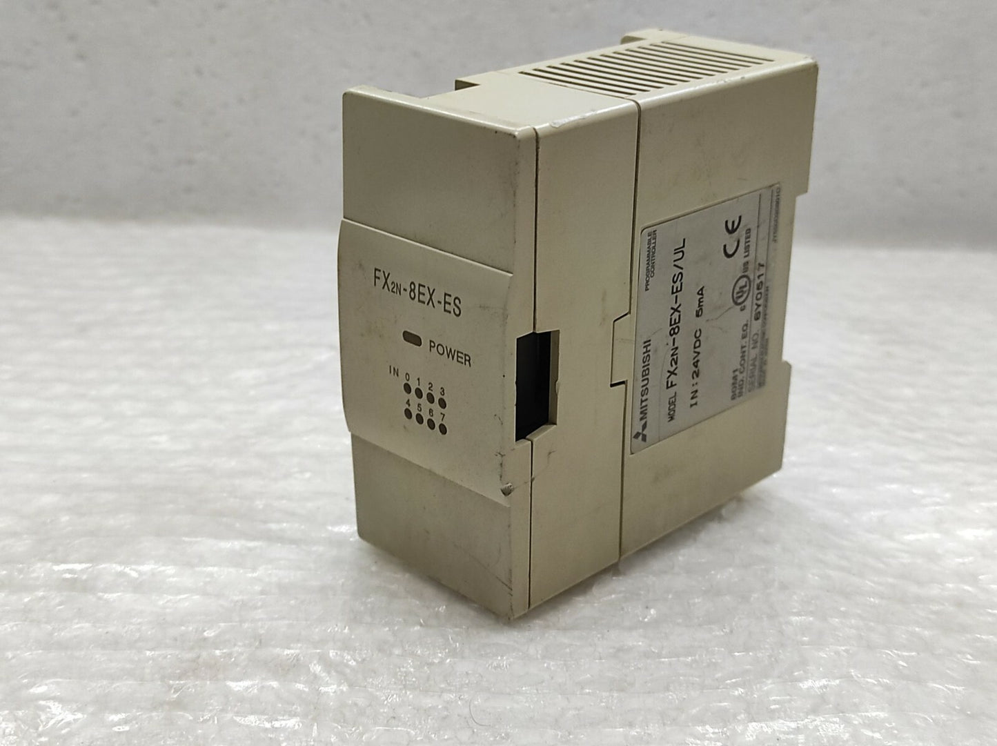 MITSUBISHI MELSEC FX2N-64MT-ESS/UL PROGRAMMABLE CONTROLLER FX2N-8EX-ES POWER