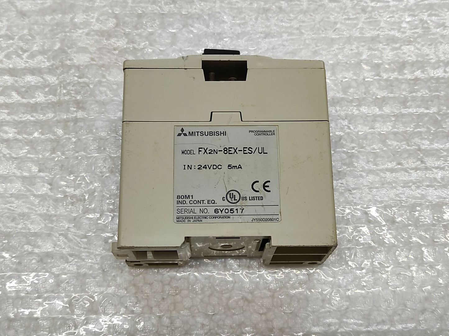 MITSUBISHI MELSEC FX2N-64MT-ESS/UL PROGRAMMABLE CONTROLLER FX2N-8EX-ES POWER