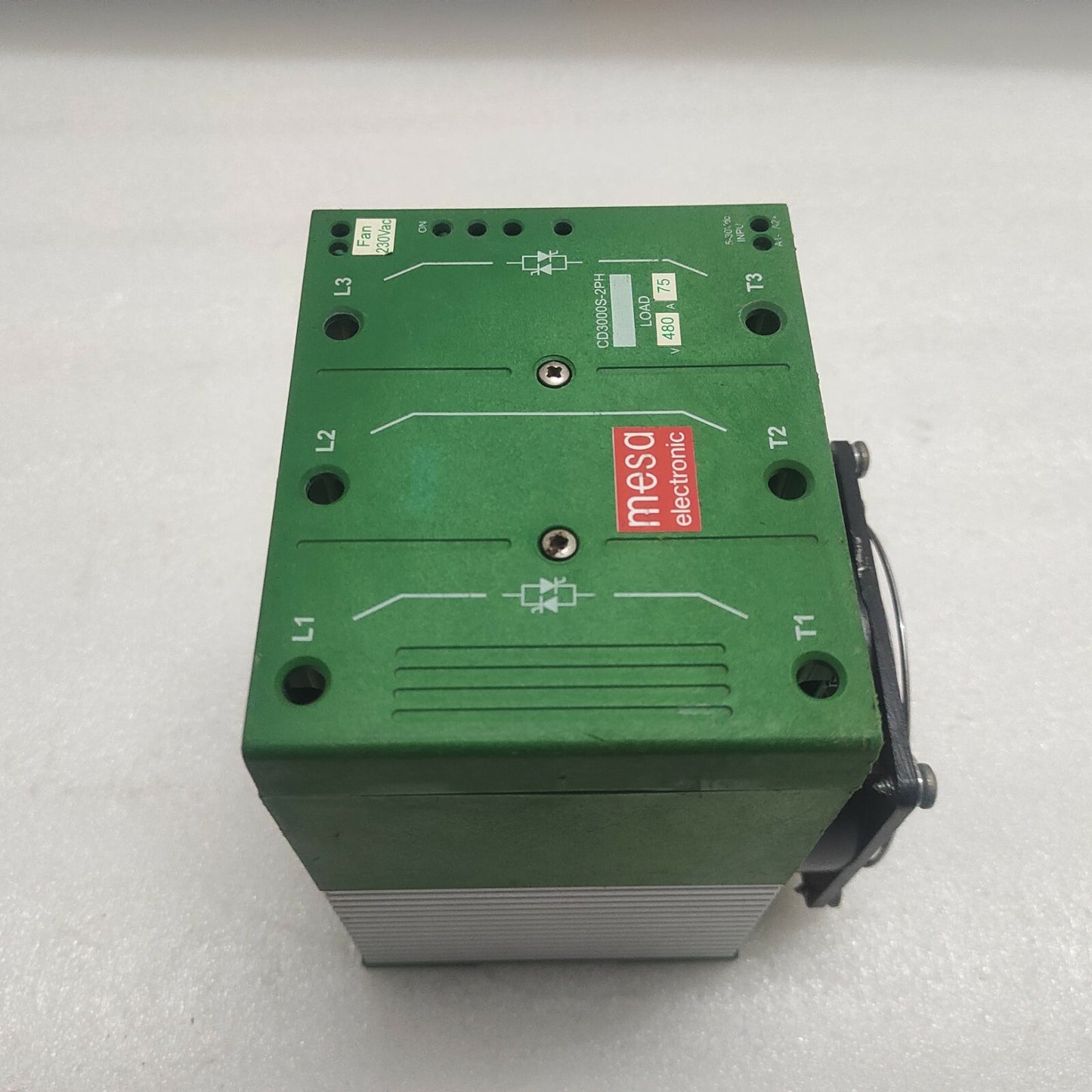 MESA ELECTRONIC CD3000S-2PH/75A/-/480V/NO/SSR/ZC/NF THYRISTOR UNIT