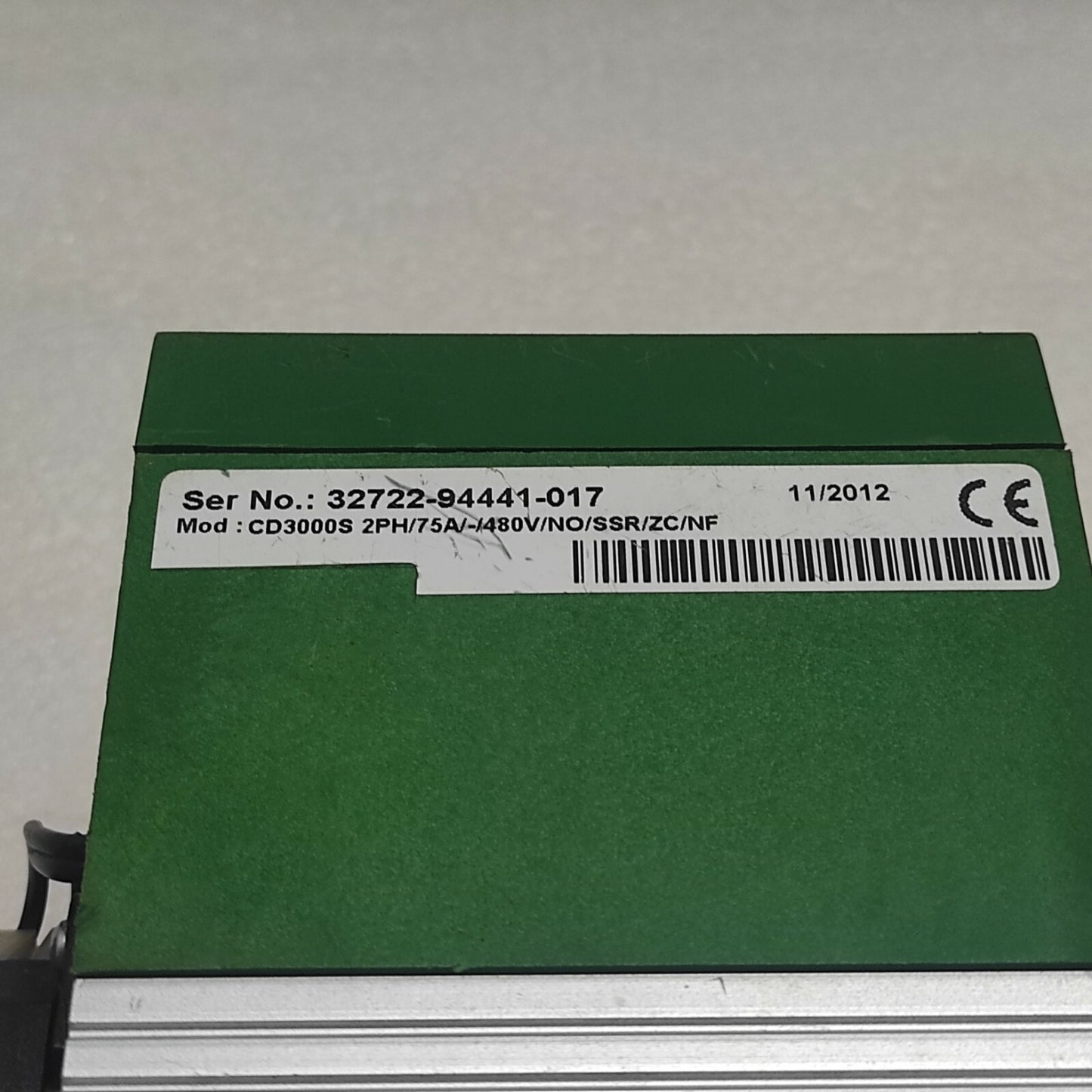 MESA ELECTRONIC CD3000S-2PH/75A/-/480V/NO/SSR/ZC/NF THYRISTOR UNIT