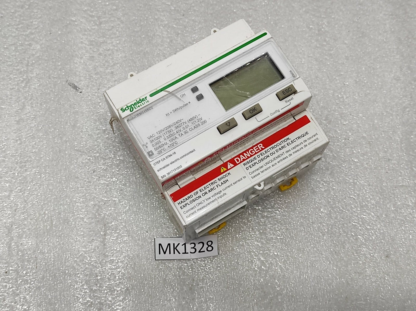 SE IEM3455C2 Element Energy Meter A9MEM3455C2 CTEP CA