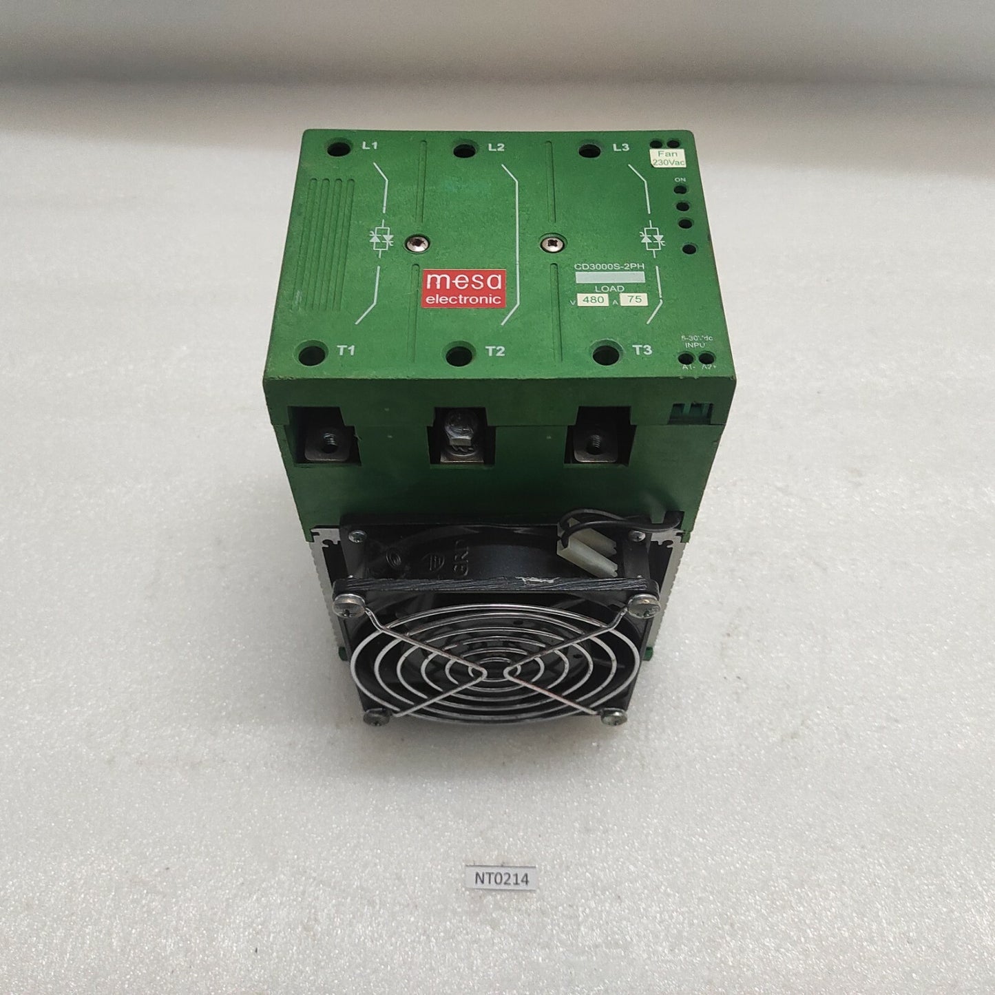MESA ELECTRONIC CD3000S-2PH/75A/-/480V/NO/SSR/ZC/NF THYRISTOR UNIT