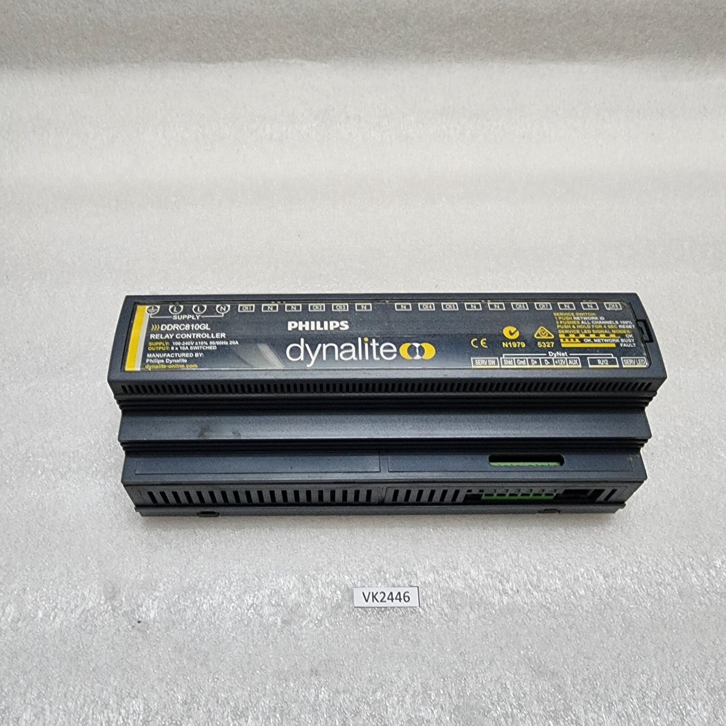 PHILIPS DYNALITE DDRC810GL RELAY CONTROLLER 100-240V