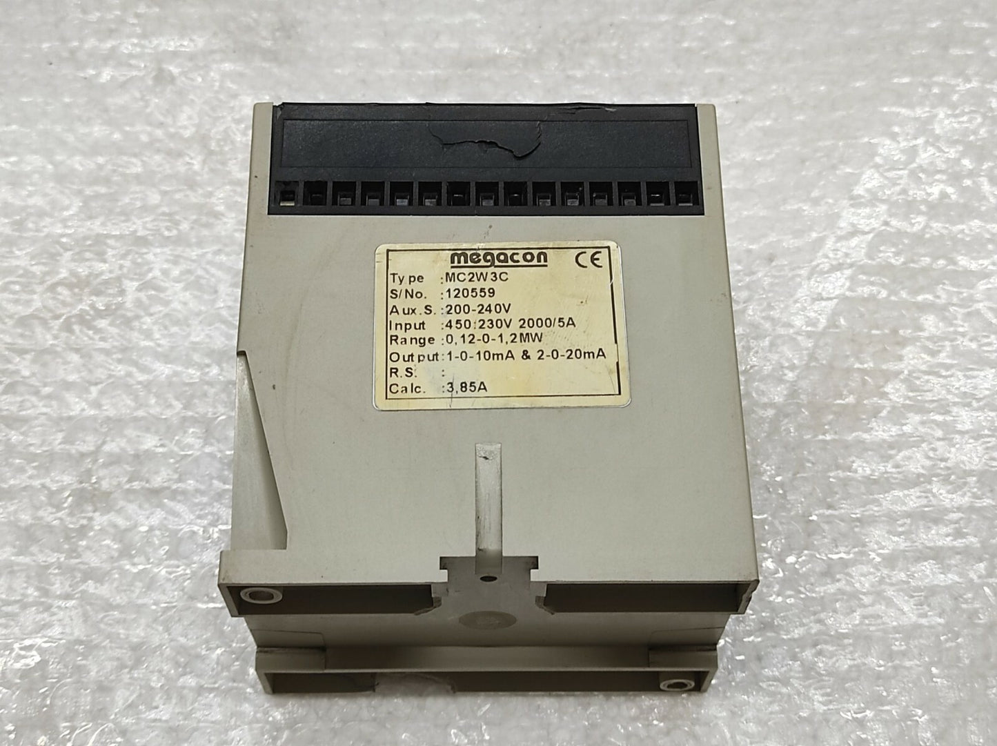 MEGACON MC2W3C POWER TRANSDUCER 200-240V MC2W3C