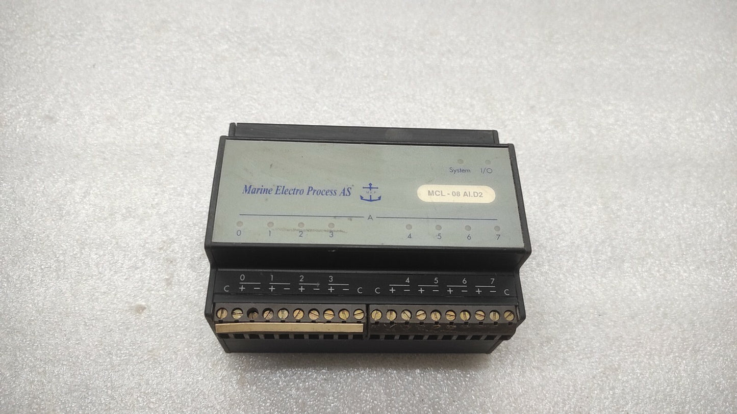 MARINE ELECTRO PROCESS MCL-08AI.D2 8-CH I/O MODULE
