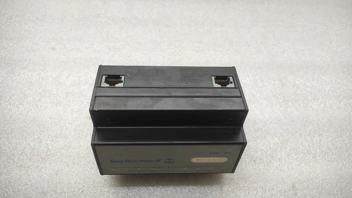 MARINE ELECTRO PROCESS MCL-08AI.D2 8-CH I/O MODULE