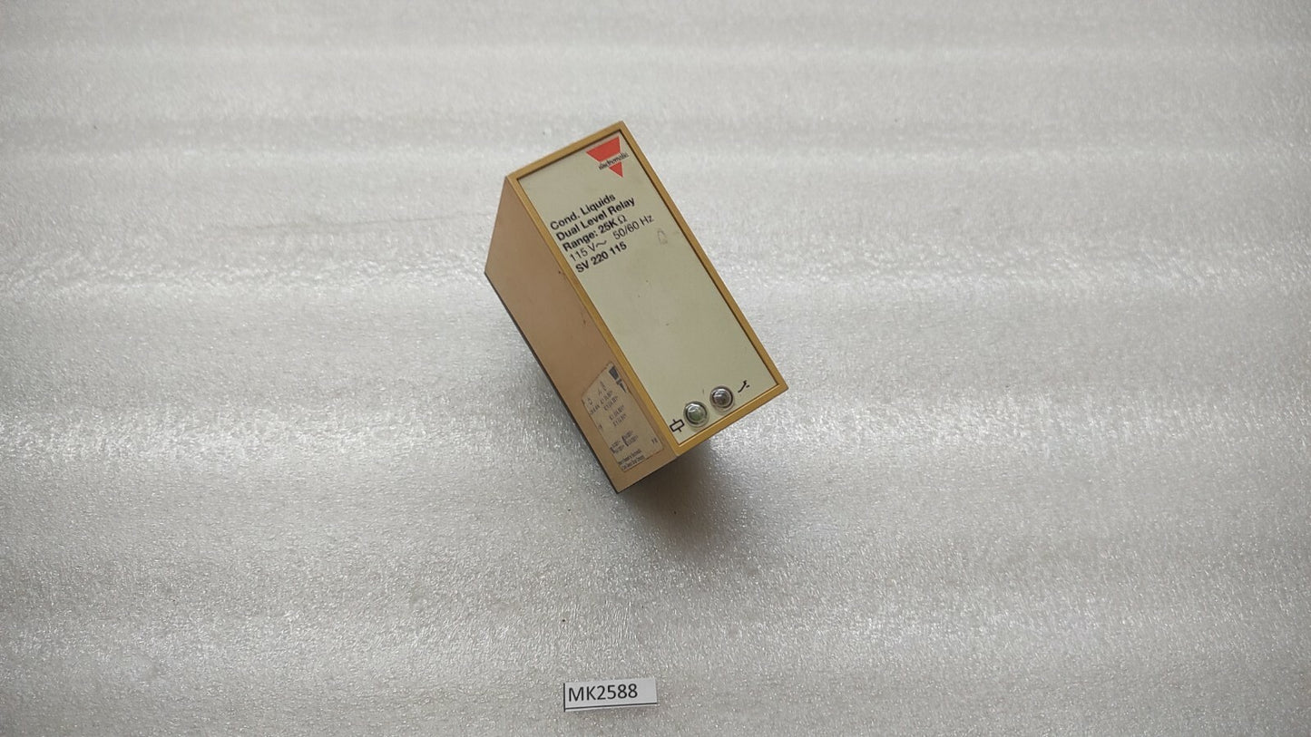 ELECTROMATIC SV 220 115 COND LIQUID DUAL LEVEL RELAY 115VAC SV220115