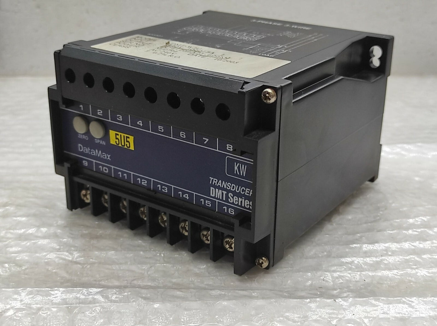 Datamax DMT-W3U Series KW Transducer 440V 1000/5A 240V AC