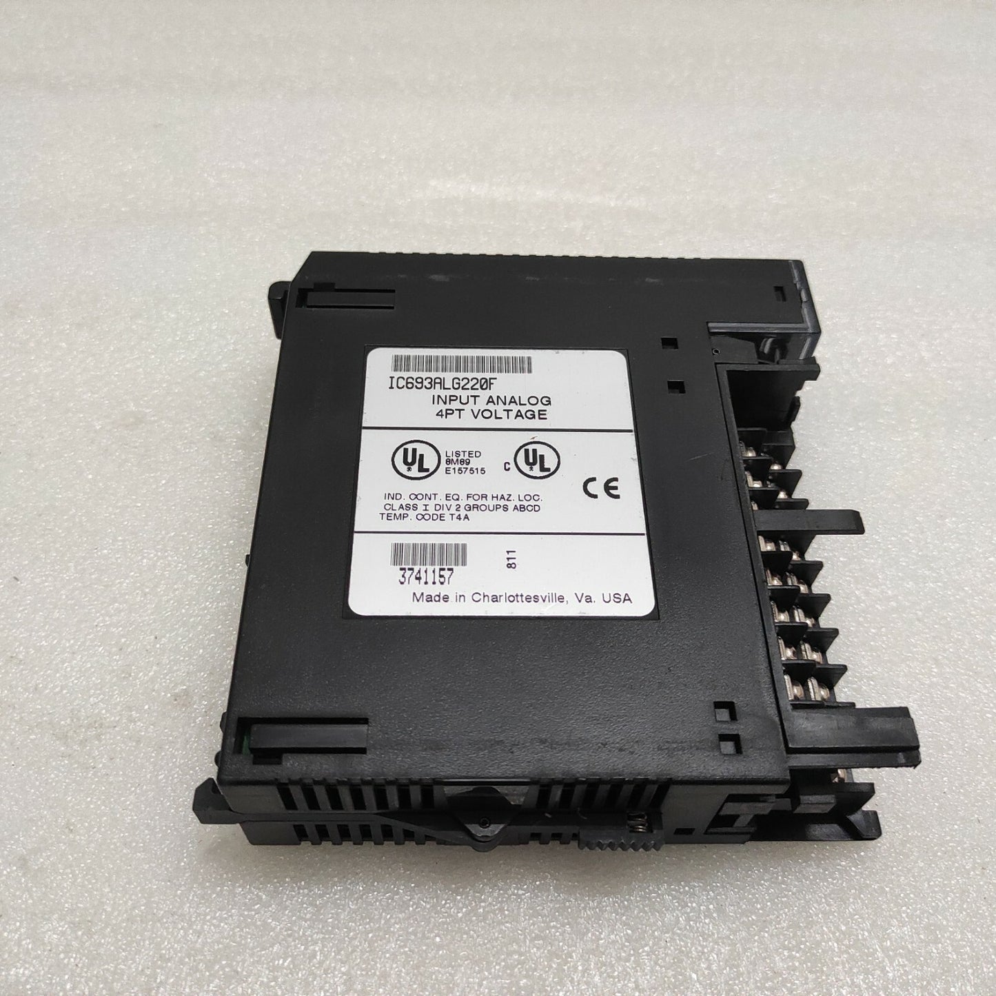 GE FANUC IC693ALG220F ANALOG INPUT MODULE