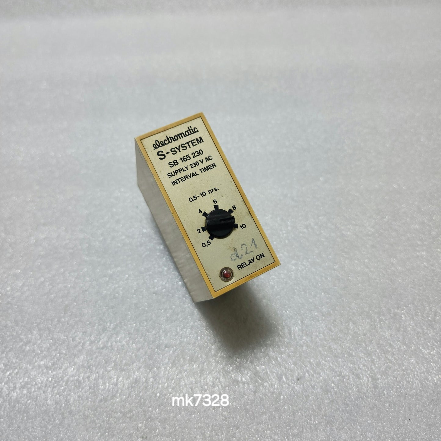 ELECTROMATIC S-SYSTEM SB165230 INTERVAL TIMER 230VAC