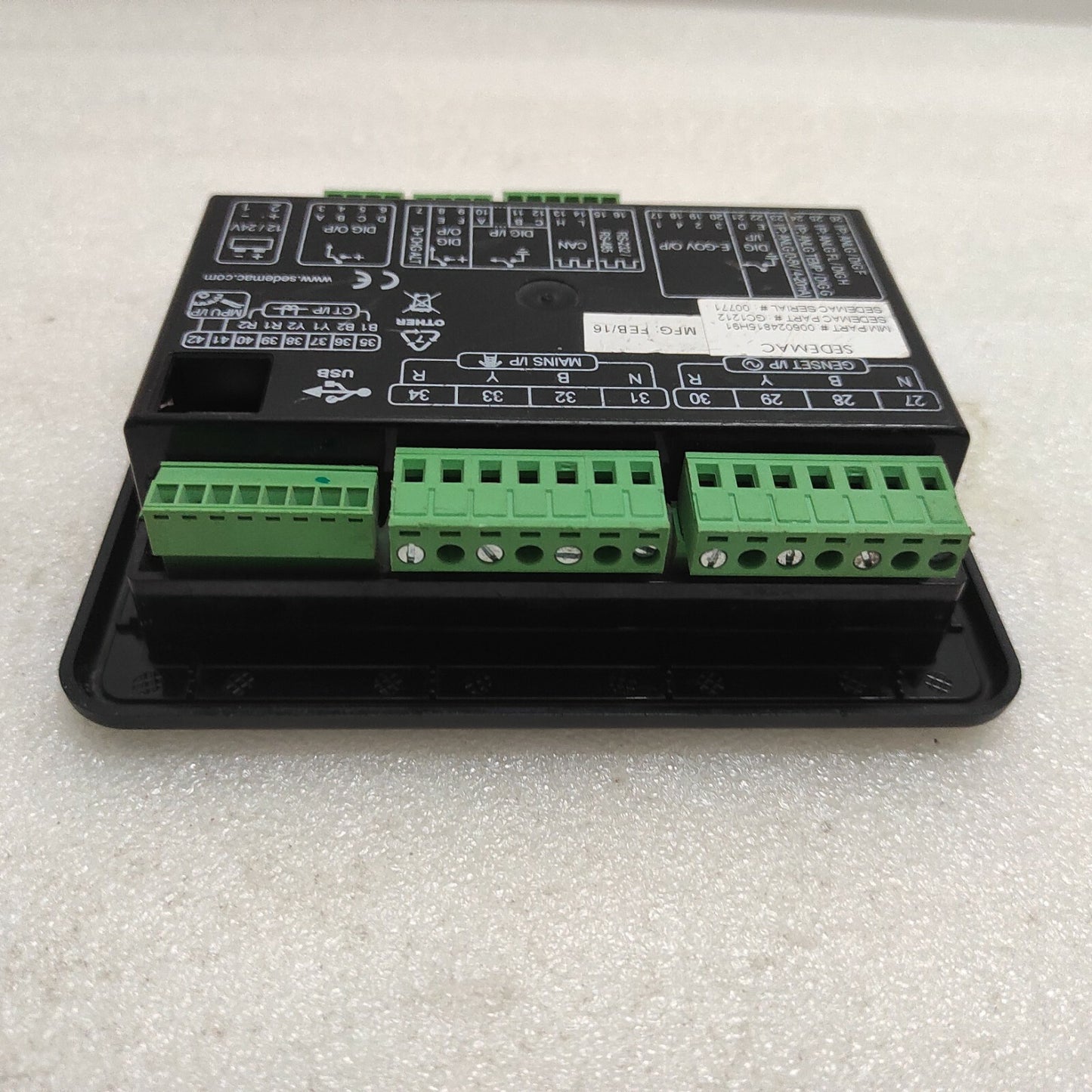 SEDEMAC GC1212 E-GOVERNING GENSET CONTROLLER 12/24V 006024815H91 BROKEN