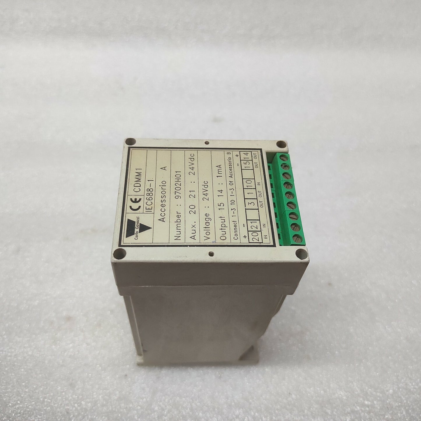 CARLO GAVAZZI CDMM1 RELAY 9702H01 24VDC