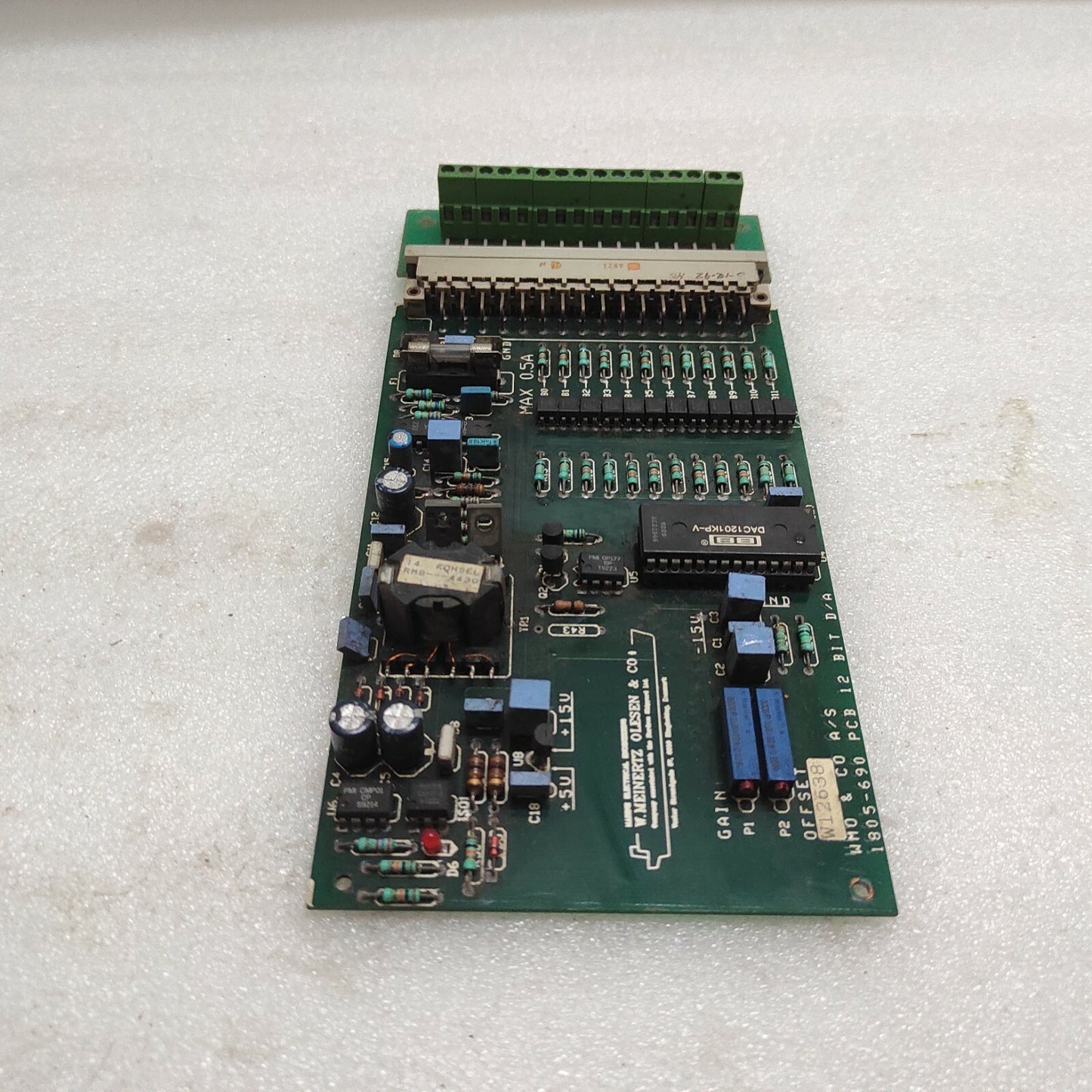 E.MEINERTZ OLESEN 1805-690 PCB 12 BIT D/A