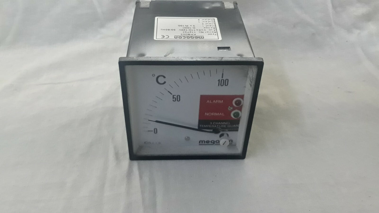 Megacon KPM303 3-Channel Temperature Guard Medium Voltage Insulation Monitoring